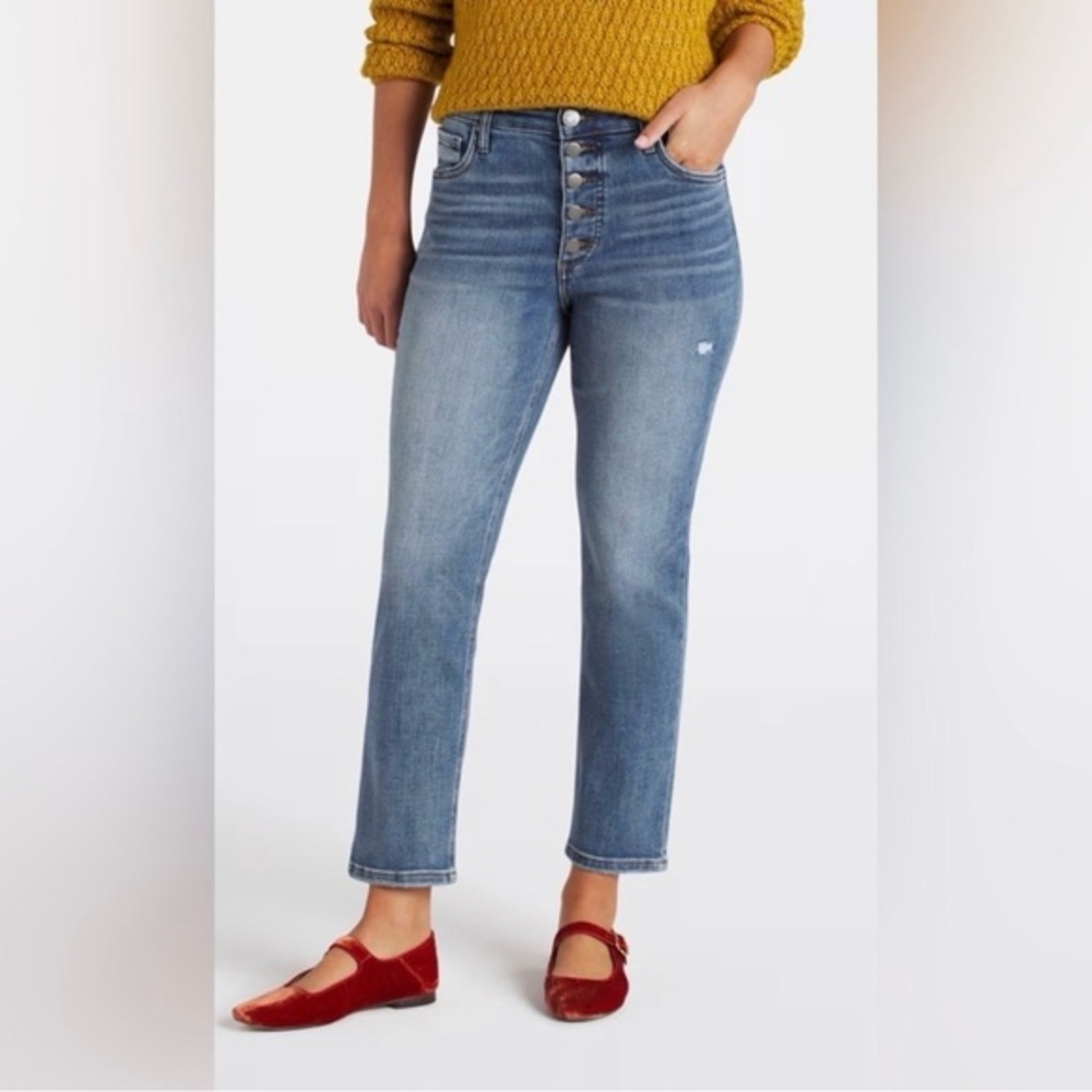KUT FROM THE KLOTH Rachael High Rise Fab Ab Mom‎ Jean Indigo Size 20W